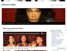 Tablet Screenshot of diamondstylz.com